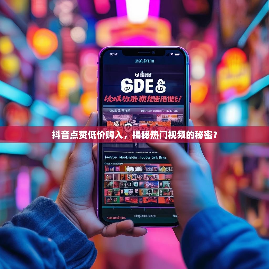抖音点赞低价购入，揭秘热门视频的秘密？