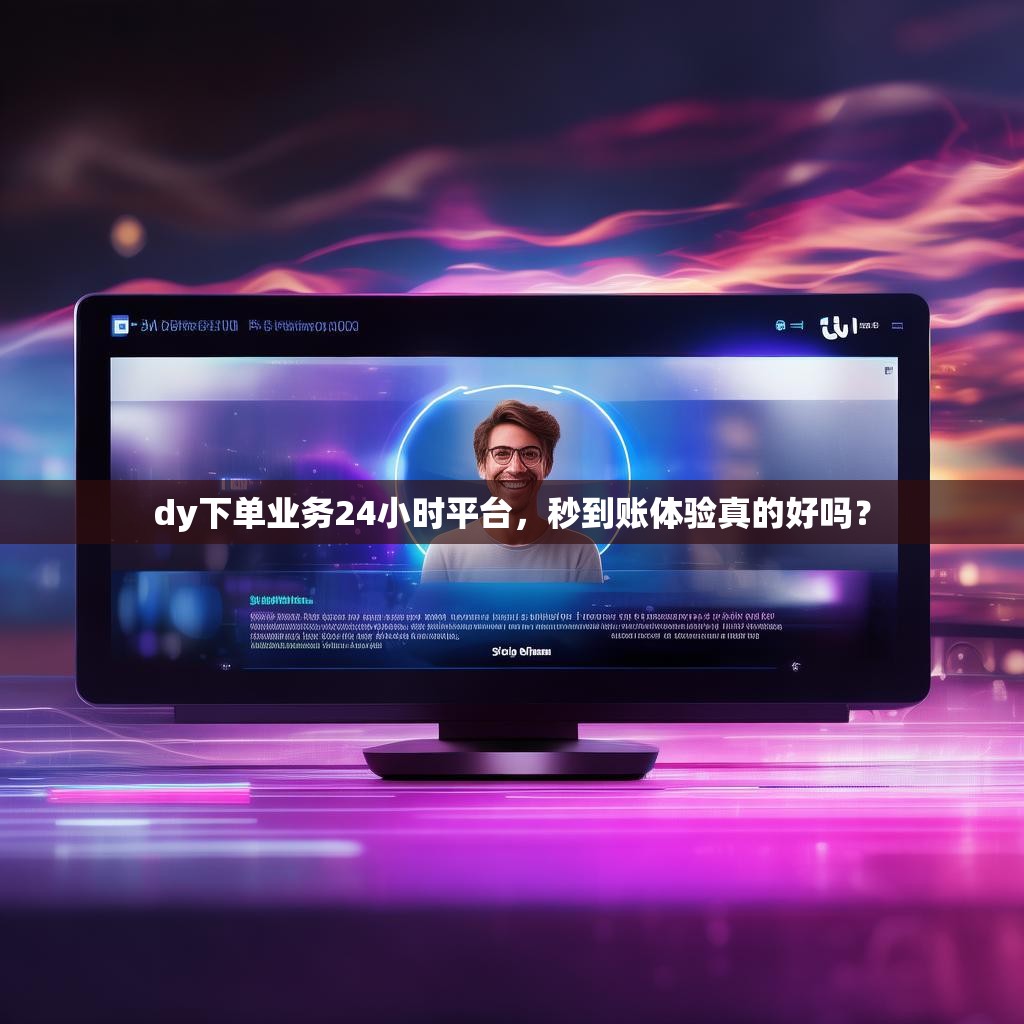 dy下单业务24小时平台，秒到账体验真的好吗？